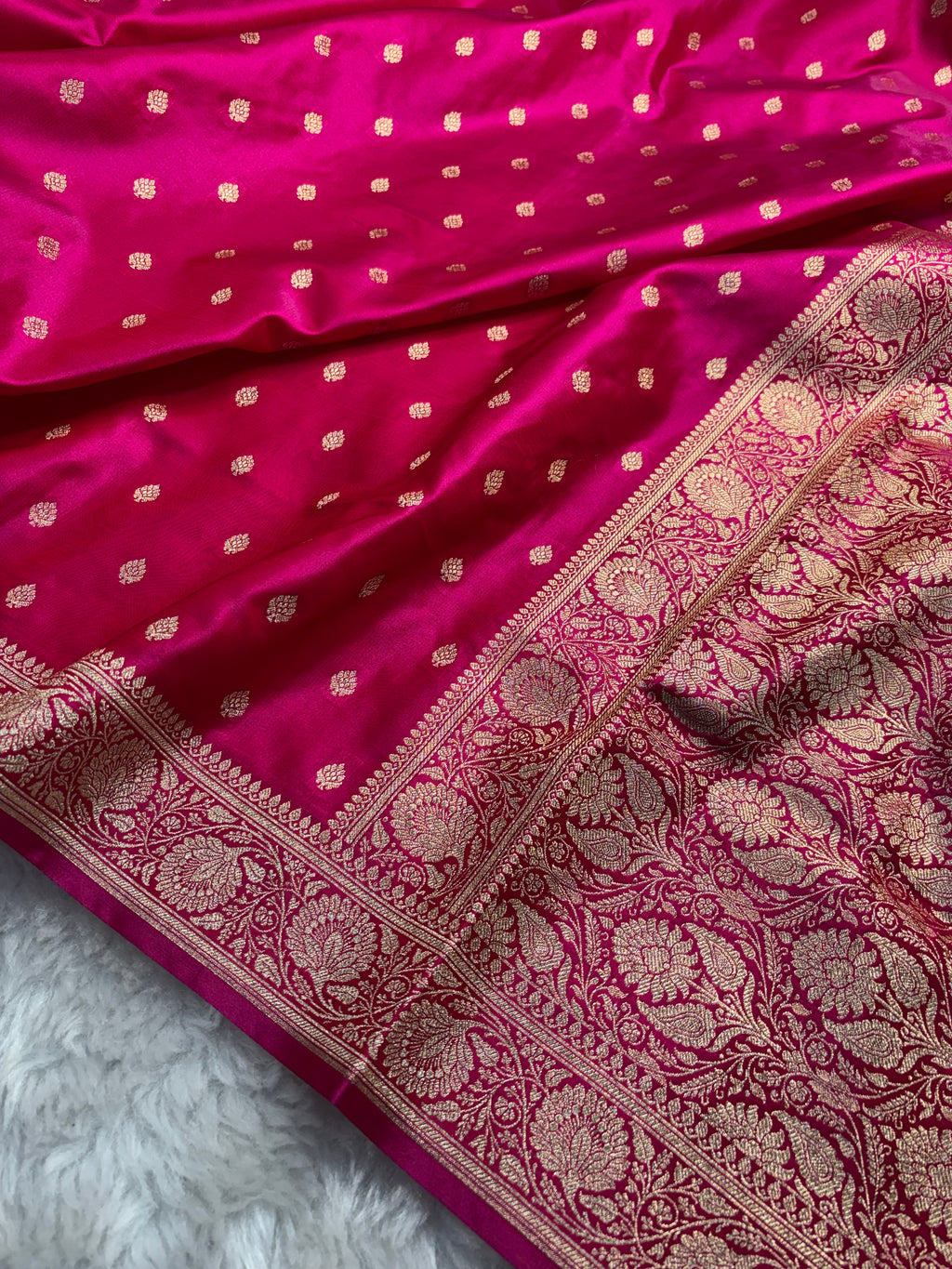 Rani Satin Silk Saree SS01