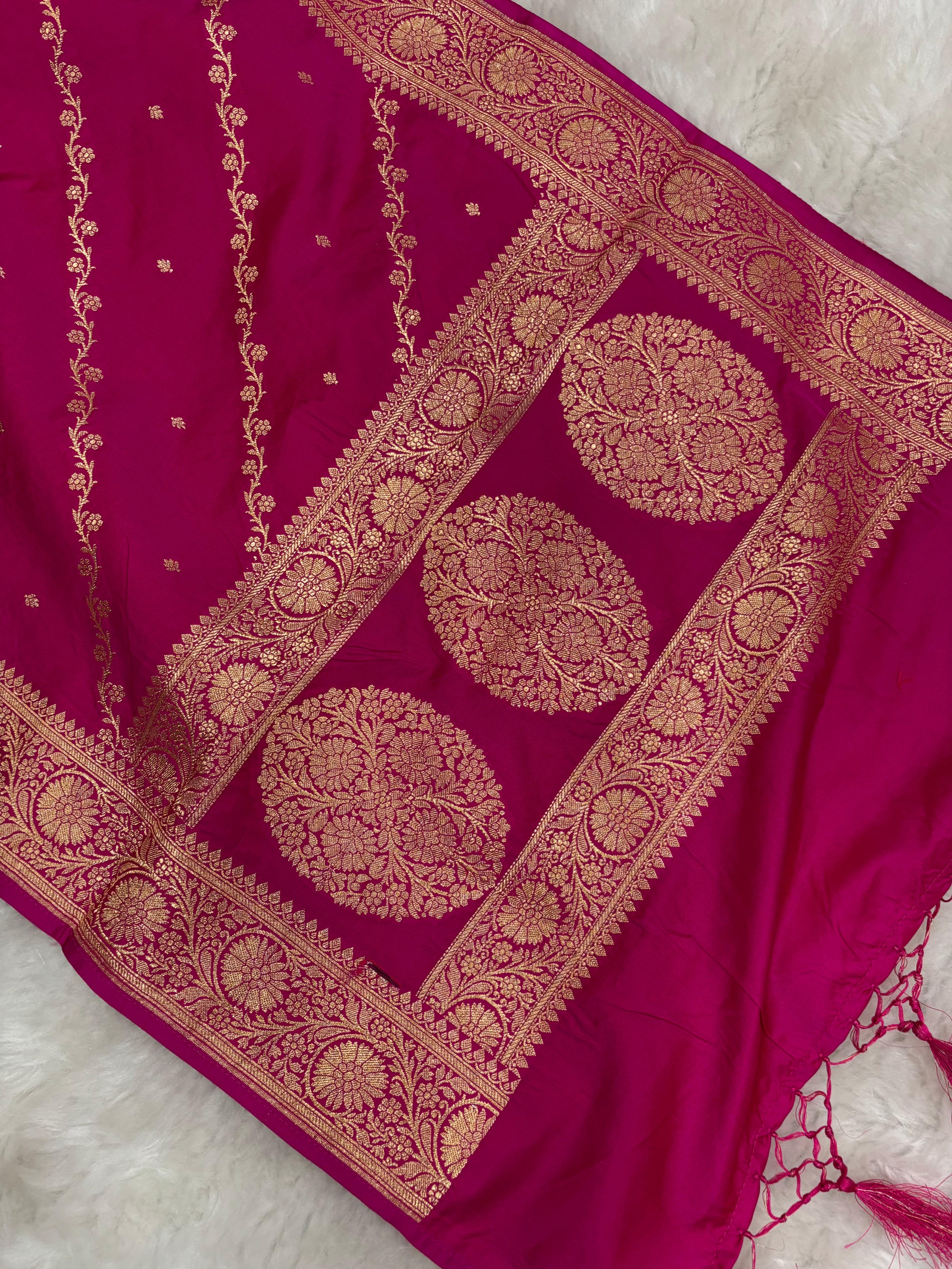 Rani Satin Katan Silk Cross Stole