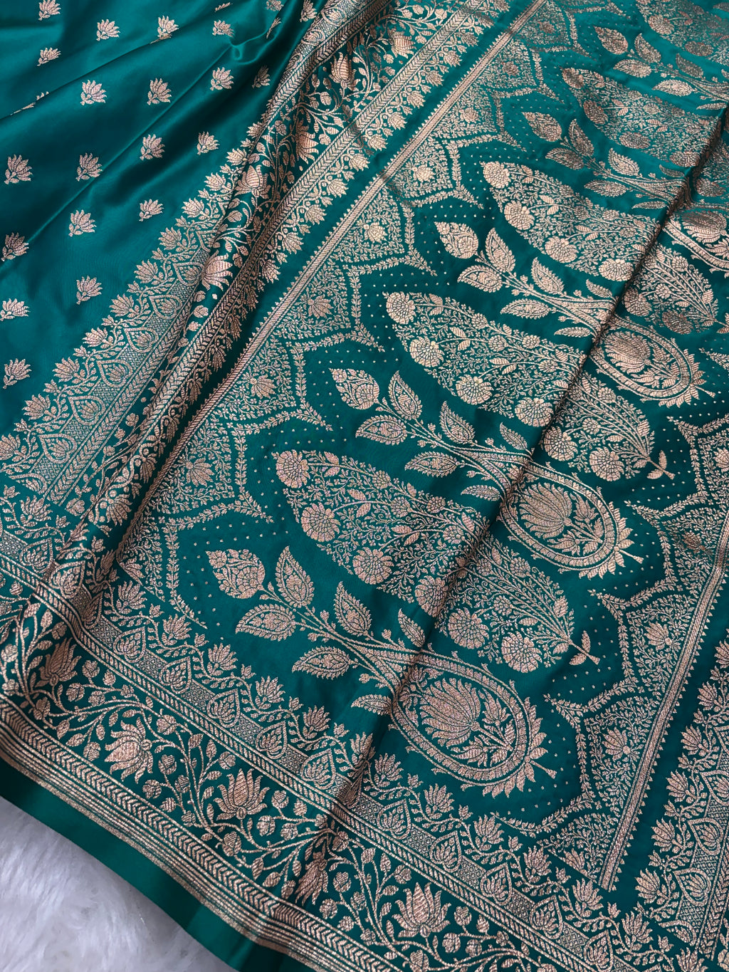 Sapphire Satin Katan Silk Banarasi Saree SK03