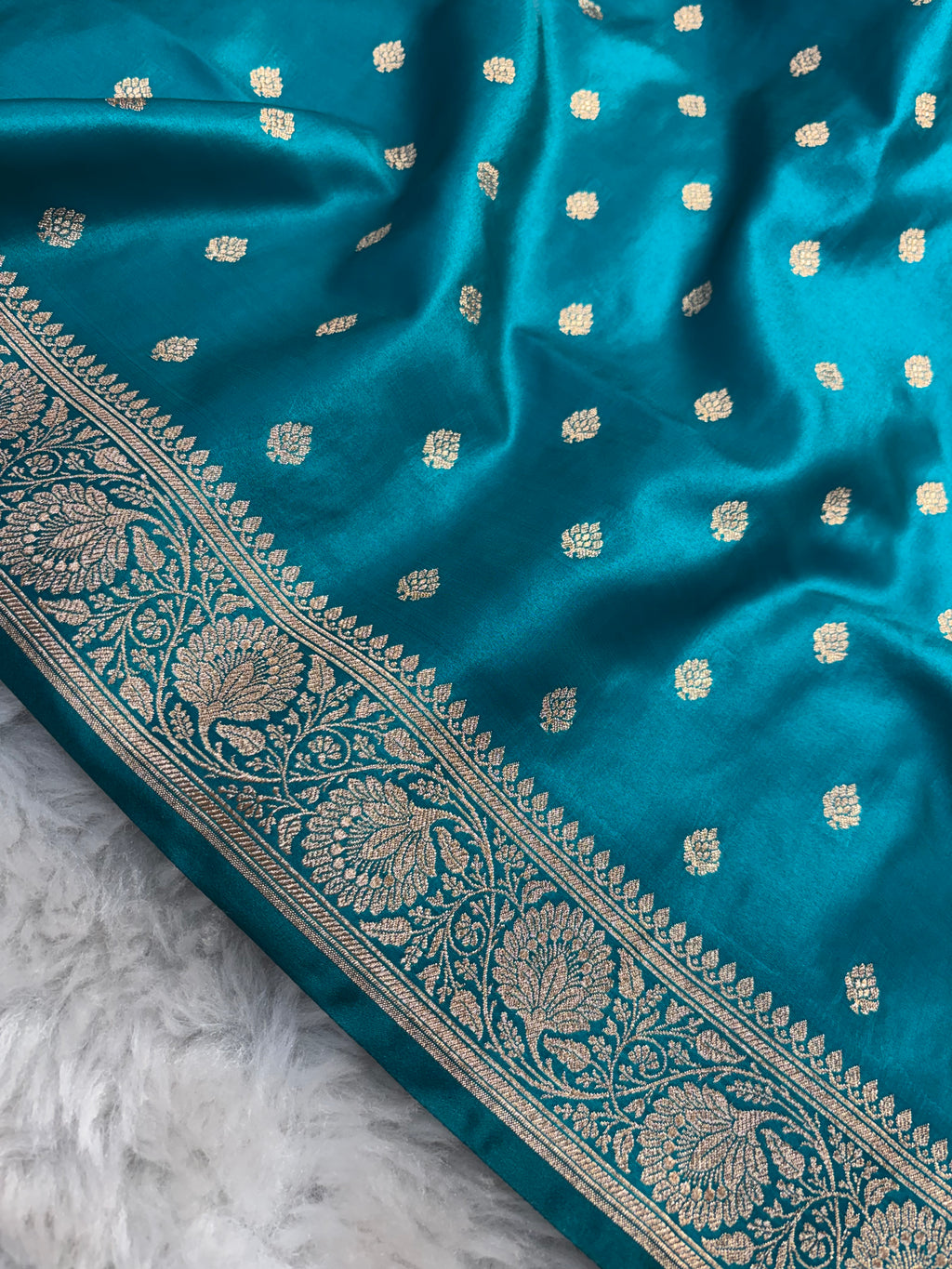 Sapphire Satin Silk Saree SS01