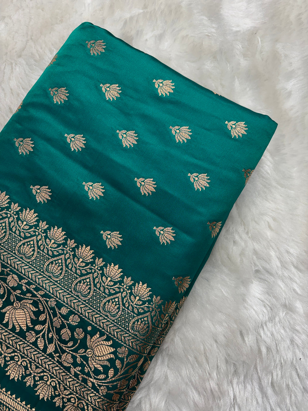 Sapphire Satin Katan Silk Banarasi Saree SK03