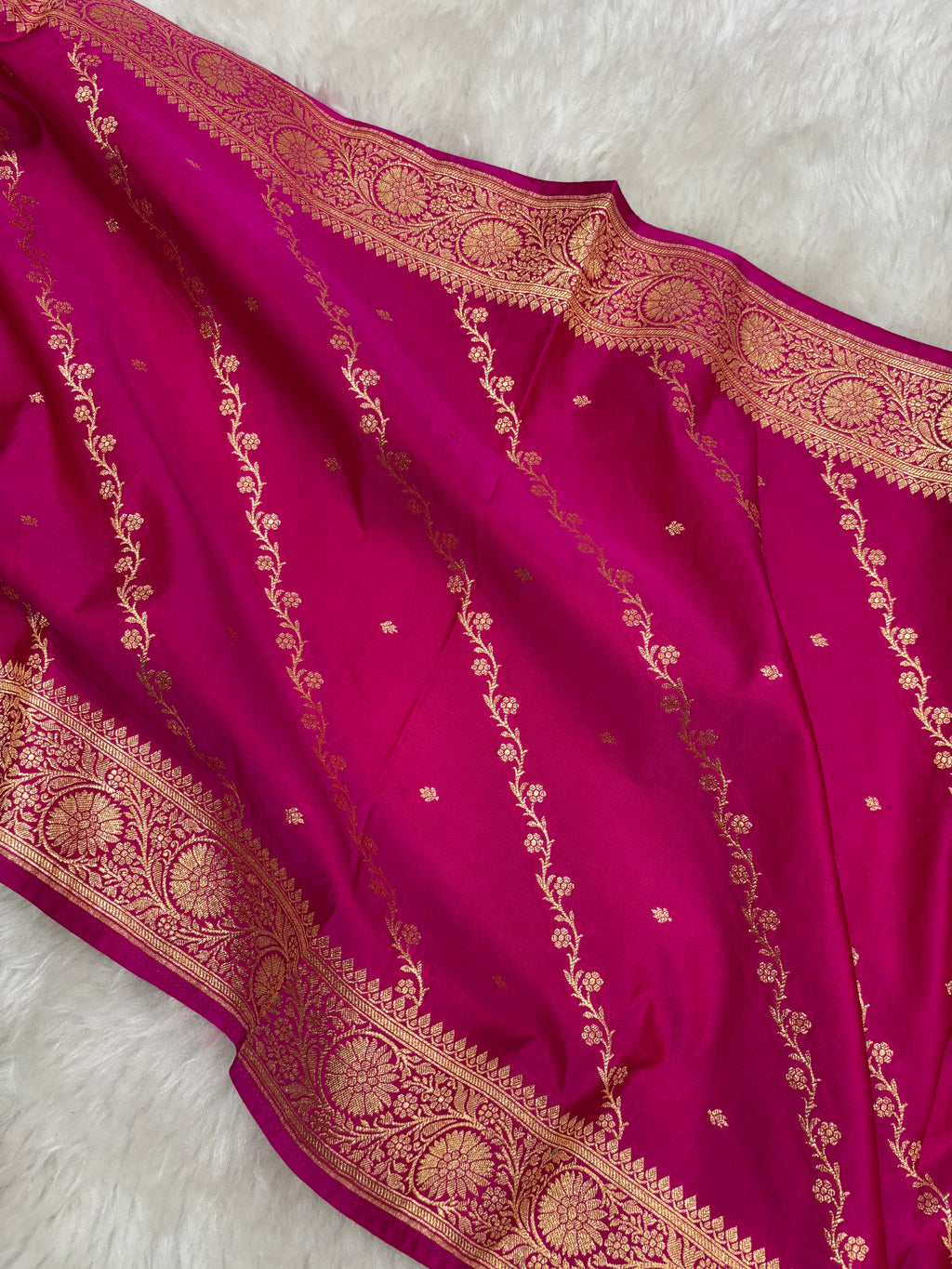 Rani Satin Katan Silk Cross Stole