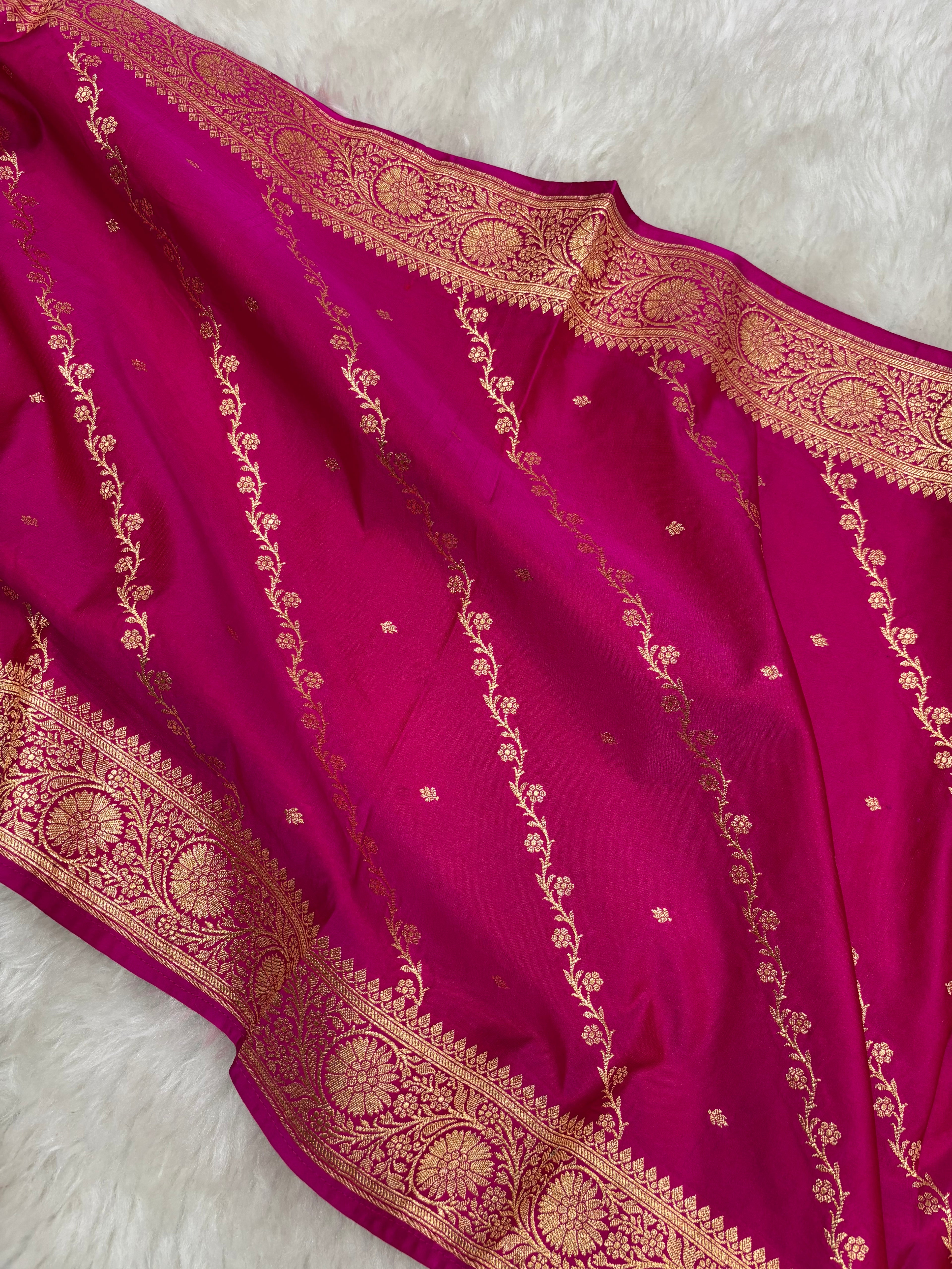 Rani Satin Katan Silk Cross Stole