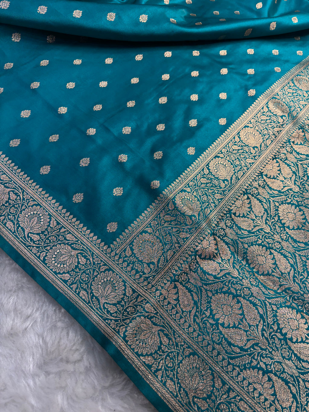 Sapphire Satin Silk Saree SS01